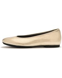 Fitflop - Delicato Metallic Ballerinas Leather/Pu, Platino, Size: Uk - Lyst