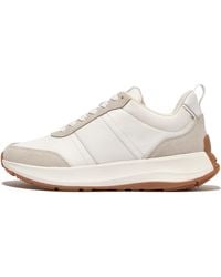 Fitflop - F-Mode Flow Fabric/Suede/Leather Flatform Trainers - Lyst