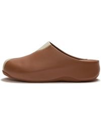 Fitflop - Shuv Leather Mules, Tan/ Size: Uk - Lyst