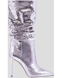 paris texas python ankle boots