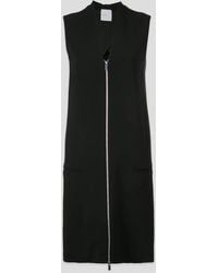 Rosetta Getty Zipper Front Shift Dress - Black