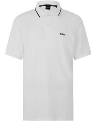 BOSS - Join Paddy Short-Sleeve Cotton Slim-Fit Polo Shirt - Lyst
