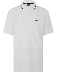 BOSS - Join Paddy Short-Sleeve Cotton Slim-Fit Polo Shirt - Lyst