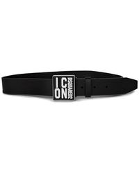 DSquared² - Dsq Icon Belt - Lyst