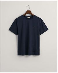 GANT - Regular Fit Shield T Shirt - Lyst
