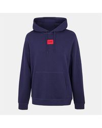 HUGO - Long Sleeve Contemporary Sweatshirt - Lyst