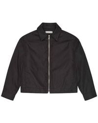 Cole Buxton - Italian Long Sleeve Stand Collar Overshirt - Lyst