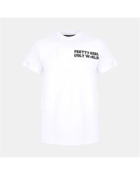 PRETTY BOY UGLY WORLD - Cotton Short Sleeve Crew Neck T-Shirt - Lyst