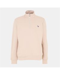 Paul Smith - Half Zip Sweatshirt - Lyst