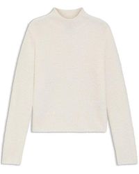 BOSS - Knitted Cashmere Blend Sweater - Lyst