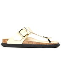 Birkenstock - Gizeh High Shine Flat Sandals - Lyst