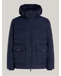 Tommy Hilfiger - Rockie Utility Insulated Medium Puffer Jacket - Lyst