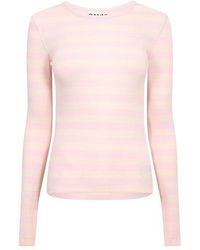Ganni - Long Sleeve T-Shirt - Lyst