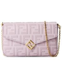 Fendi - Ff Diamonds Wallet On Chain - Lyst