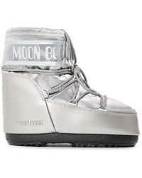 Moon Boot - Icon Low Glance Satin Boots - Lyst