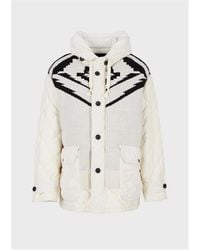 Emporio Armani - Down Short Puffer Jacket - Lyst