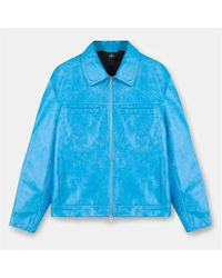 Represent - Leather Panelled Tailored Fit Jacket - Lyst