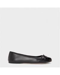 Gucci - Double G Leather Ballet Flat - Lyst