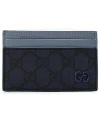 Gucci - Gg Monogram Canvas Card Holder - Lyst