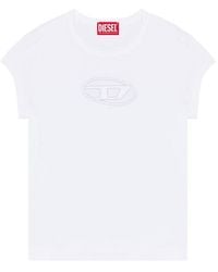 DIESEL - T-angie Oval D T-shirt - Lyst