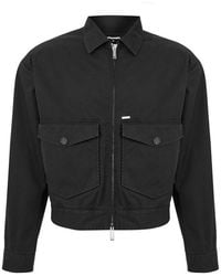 DSquared² - Easy Cotton Kaban Cotton Long Sleeve Overshirt - Lyst