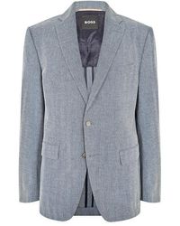 BOSS - H-Hutson-Elbow Blazer - Lyst