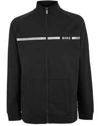 BOSS - Hooded Pull Over Hoodie - Lyst
