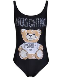 Moschino Bear Swimsuit - Black