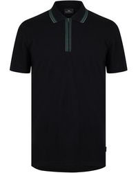 Paul Smith - Ps Tipped Zip Polo Sn43 - Lyst