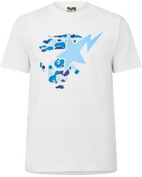 A Bathing Ape - Bape Face Sta Tee Sn63 - Lyst
