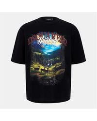 DSquared² - Dsq Heritage Oversized T-Shirt - Lyst
