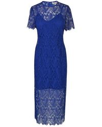 Diane von Furstenberg Lace Dress - Blue
