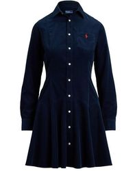 Polo Ralph Lauren - Cord Shirt Dress - Lyst