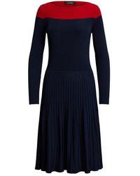 Ralph Lauren - Pointelle Knit Dress - Lyst