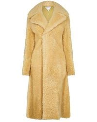 Bottega Veneta - Tailored Fit Fur Coat - Lyst