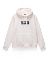 Napapijri - Box Logo Hoodie - Lyst