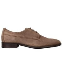 BOSS - Colby Derby Premium Leather Shoes - Lyst