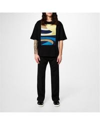 Lanvin - Daunou Embroidered Loose Fit T-shirt - Lyst