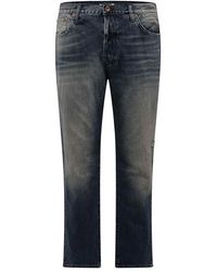Replay - Sartoriale Relaxed Fit Straight Leg Jeans - Lyst