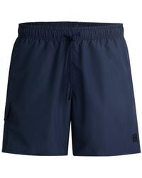 BOSS - Dive Swim Shorts With Mesh Lining - Lyst