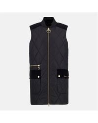 Barbour - Lydia Diamond Quilted Sleeveless Gilet - Lyst