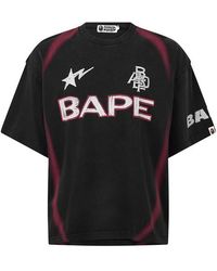 A Bathing Ape - Bape Football Jersey Sn62 - Lyst