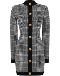 Balmain - Knit Dress Ld54 - Lyst