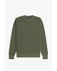 Fred Perry - Crew Neck Jumper - Lyst