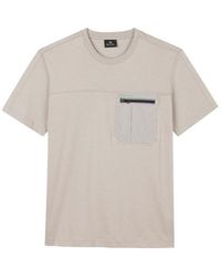 PS by Paul Smith - Zip Pocket T Shirt - Lyst