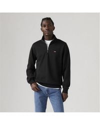 Levi's - Quarter Zip Sweatshirt - Lyst