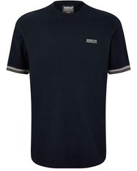 Barbour - Spencer Textured T-Shirt - Lyst