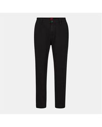 HUGO - Tapered Fit Chinos - Lyst