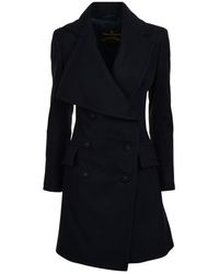 Vivienne Westwood Anglomania Jabot Coat - Blue