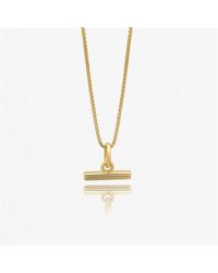 Rachel Jackson - Mini Tbar Nl Pendant Necklace - Lyst